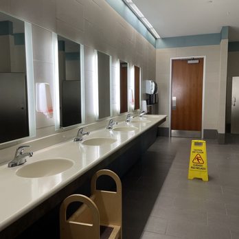 EBRPL Main Library - Baton Rouge - clean bathroom - Libraries Near Me - Baton Rouge, Louisiana