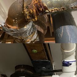 Edwards'plumbing & Electrical - Water pipes in the basement of my daughter's Townhouse.