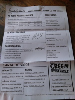 Menu photo 2 Fogar do Santiso Teo, C