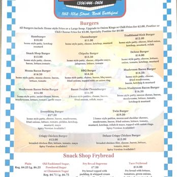 The Snack Shop - Menu - Coffee & Tea Near Me - North Battleford, Saskatchewan The Snack Shop - Menu - Coffee & Tea Near Me - North Battleford, Saskatchewan
