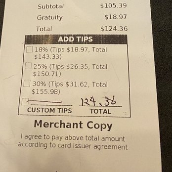 Dim Sum Cafe - Double tipping if you don't pay attention. As you can see no taxes shown on the bill. Easy to make a mistake and add tip. - Dim Sum Near Me - Las Vegas, Nevada Dim Sum Cafe - Double tipping if you don't pay attention. As you can see no taxes shown on the bill. Easy to make a mistake and add tip. - Dim Sum Near Me - Las Vegas, Nevada