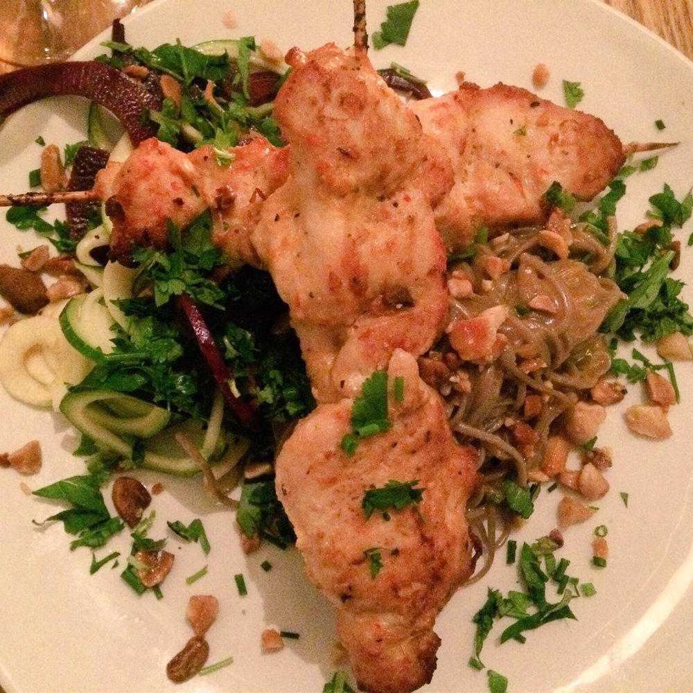 chicken skewers & noodles (2016)