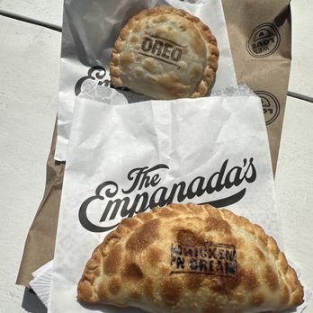 The Empanada's - Chicken and cream empanada and Oreo empanada - Empanadas Near Me - Miami, Florida The Empanada's - Chicken and cream empanada and Oreo empanada - Empanadas Near Me - Miami, Florida