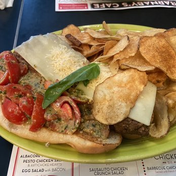 Barnaby's Cafe - Meatloaf bruschetta - American Near Me - Houston, Texas