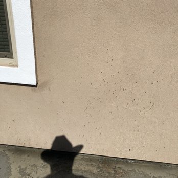 Sprinkler Plus - splattered cement reached pretty high on house. - Irrigation Near Me Sprinkler Plus - splattered cement reached pretty high on house. - Irrigation Near Me