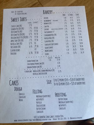 Menu photo 6 Dora's Bakery & Bistro Coral Gables, FL Menu photo 6 Dora's Bakery & Bistro Coral Gables, FL
