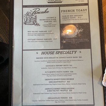 Plain Jane - Menu #5 - Breakfast & Brunch Near Me - San Francisco, California Plain Jane - Menu #5 - Breakfast & Brunch Near Me - San Francisco, California