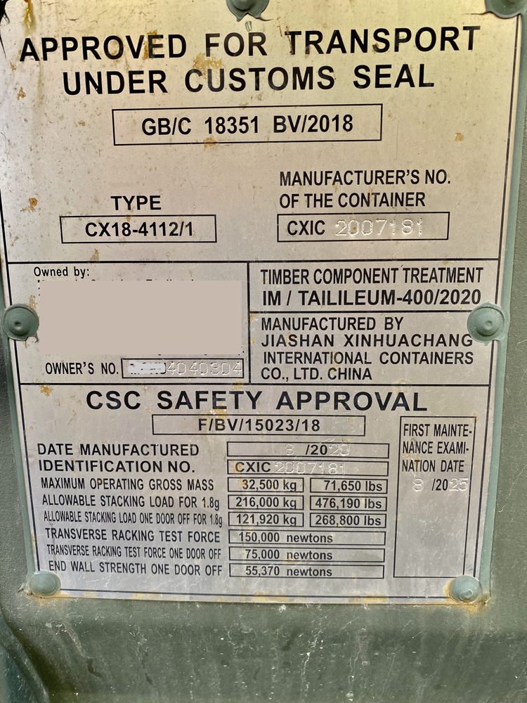 CONTAINER & CHASSIS INSPECTION Updated October 2024 Request a Quote