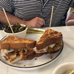 Palmer's Village Cafe - Grouper sandwich