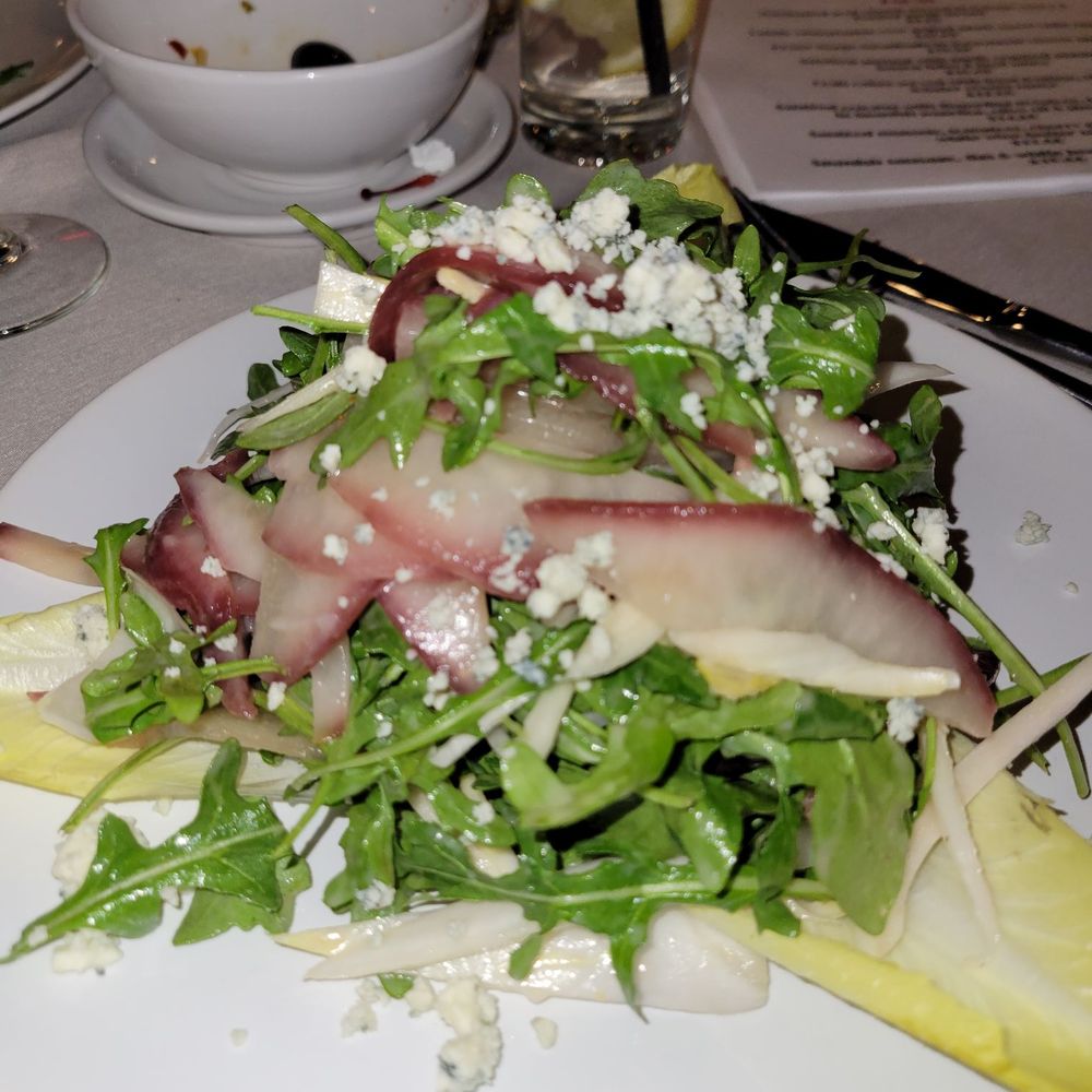 The Manhattan - Pear salad, agrula and gorgonzola - Cocktail Bars Near Me - Southington, Connecticut The Manhattan - Pear salad, agrula and gorgonzola - Cocktail Bars Near Me - Southington, Connecticut