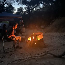 Los Prietos Campground - Paid $10 for fire wood...