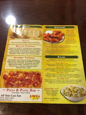 Menu photo 8 Bruno's Pizza Watersound Beach, FL