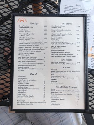 Menu photo 7 Mas Alla Del Sol Chicago, IL