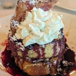 Huckleberry Bacon French Toast