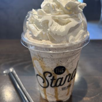 The Stand - American Classics Redefined - Salted Caramel Brookie Milkshake - New American Near Me - Irvine, California