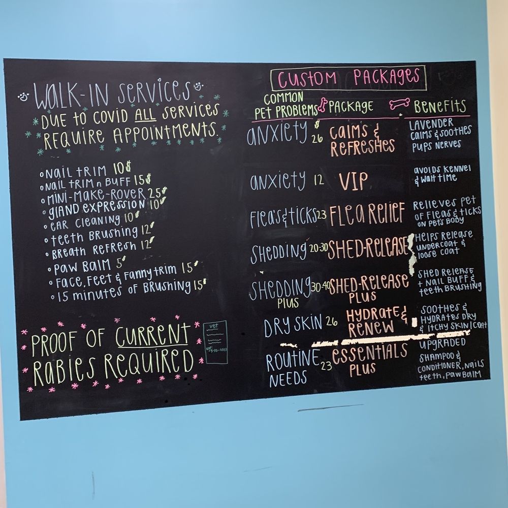 Services menu Services menu