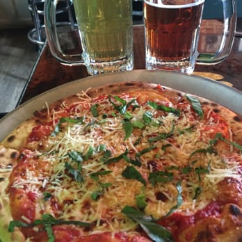 Pub Dog - peach beer, raspberry beer, and the stinky rose personal pizza (march 2015) - Pizza Near Me - Baltimore, Maryland Pub Dog - peach beer, raspberry beer, and the stinky rose personal pizza (march 2015) - Pizza Near Me - Baltimore, Maryland