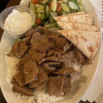 Padria Mediterranean Cafe - Lamb Gyro Plate - Mediterranean Near Me - Kirkland, Washington