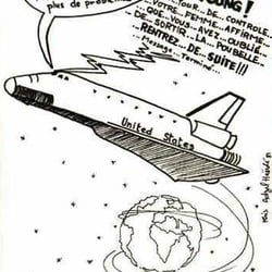Karikaturen aus den frühen 80er Jahren