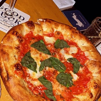 Good Luck Restaurant - Margarita Pizza & a sweet drink! - New American Near Me - Rochester, New York