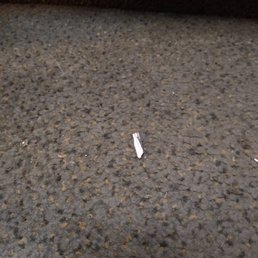 Lead paint chip left behind after the installation
