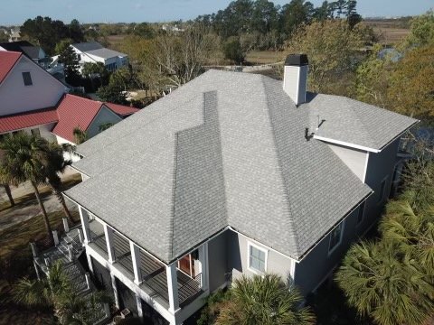 Slide of LandShark Roofing