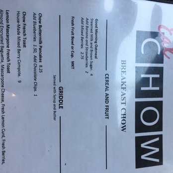 Eat Chow - Q - Breakfast & Brunch Near Me - Costa Mesa, California