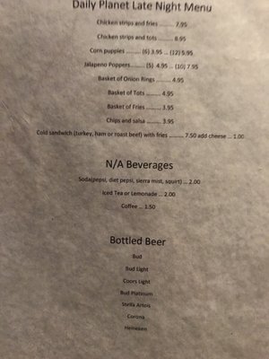 Menu photo 8 The Daily Planet Portland, OR