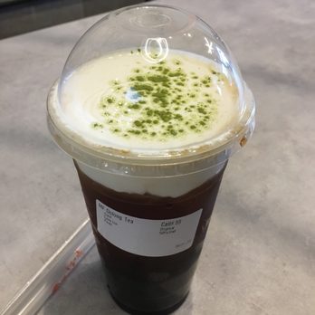 Tea Top - Oolong milk foam with boba - Bubble Tea Near Me - Houston, Texas Tea Top - Oolong milk foam with boba - Bubble Tea Near Me - Houston, Texas