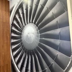 COS Premier Business Lounge - Cool pic/ mural