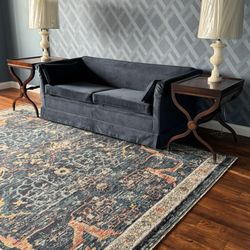 Luis & Decor Art Upholstery - Reupholstered sofa back in the living room.