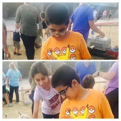 Diamondback Elementary School - In April 2017, my brother and I had a great time at the petting zoo in the outdoor school event.