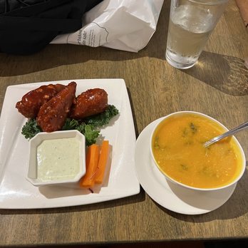 Quantum Leap - VEGAN GARLIC HONEY BBQ WINGS (NEW) Sweet Potato Soup - Vegetarian Near Me - New York, New York Quantum Leap - VEGAN GARLIC HONEY BBQ WINGS (NEW) Sweet Potato Soup - Vegetarian Near Me - New York, New York