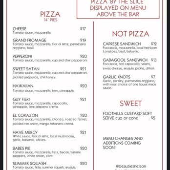 Beauties - Food Menu - Pizza Near Me - Nelson, British Columbia Beauties - Food Menu - Pizza Near Me - Nelson, British Columbia