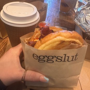 Eggslut - Bacon, Egg & Cheese - Breakfast & Brunch Near Me - Los Angeles, California