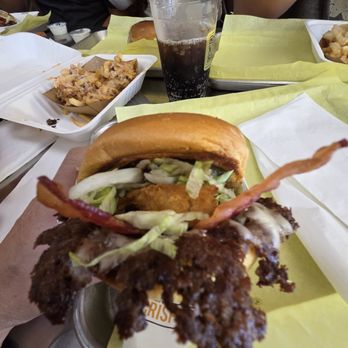 Eat Crispy Burger Oceanside - Single cowboy burger, no jalapeno - Burgers Near Me - Oceanside, California