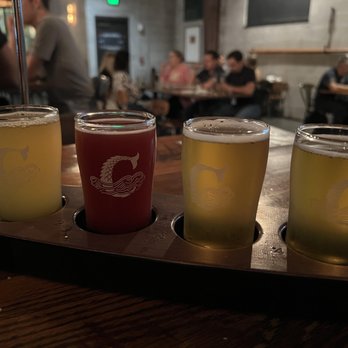 Coppertail Brewing Co - Tasty flight - Bars Near Me - Tampa, Florida Coppertail Brewing Co - Tasty flight - Bars Near Me - Tampa, Florida