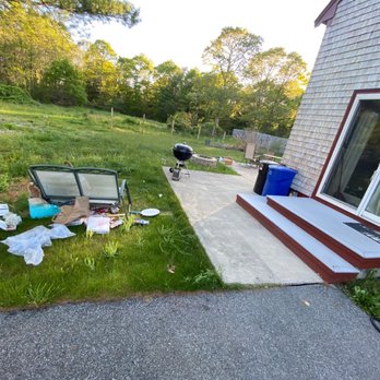 AAA Disposal - First I got to look at a big ol ugly dumpster from my kitchen and then I got to look at a big ol pile of trash - Junk Removal & Hauling Near Me - Teaticket, Massachusetts