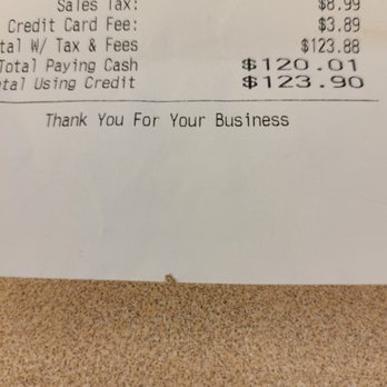 DC Steak House - Bill - Steakhouses Near Me - Chandler, Arizona