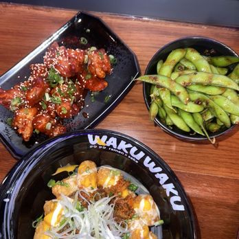 Waku Waku Ramen Quincy - Chicken Karaage, cheesy chashu tots, spicy Edamame - Ramen Near Me - Quincy, Massachusetts Waku Waku Ramen Quincy - Chicken Karaage, cheesy chashu tots, spicy Edamame - Ramen Near Me - Quincy, Massachusetts
