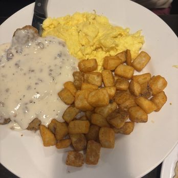Egg Parlor - Potatoes, scrambled eggs, Biscuit and Gravy - Breakfast & Brunch Near Me - Silvis, Illinois