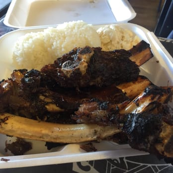 Matiki Island BBQ - Beef rib plate - Hawaiian Near Me - Anaheim, California
