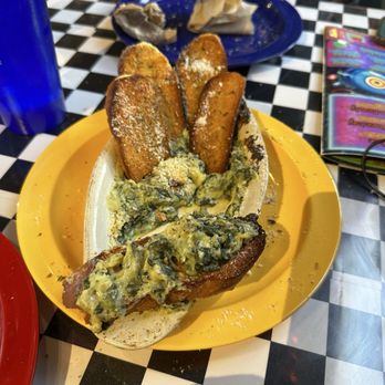 Flashback Pizza and Milkshakes - Spinach dip - Pizza Near Me - Rogers, Arkansas