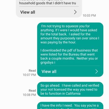 Affordable Movers - Being told I was tried to 'squeeze him then being told all the damage was worth less than a $120. - Movers Near Me