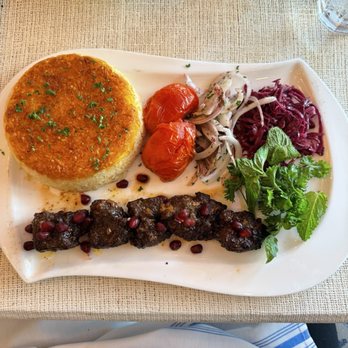 Darvish Kitchen - Kabob Kabob-E-Torsh (Marinated Ribeye Steak) - Persian/Iranian Near Me - Washington, DC, District of Columbia