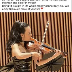 Trainer Joe's - Testimonial and recommendation by client Eiko Kano, Professional Violinist who was granted the Stradivarius "Reinville" violin for 2 years.