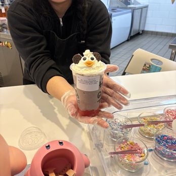 MoMaCaDo - Presenting my son with his Oreo bro smoothie - Ice Cream & Frozen Yogurt Near Me - San Jose, California MoMaCaDo - Presenting my son with his Oreo bro smoothie - Ice Cream & Frozen Yogurt Near Me - San Jose, California