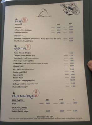 Menu photo 3 Les Artistes Aix En Provence, 13