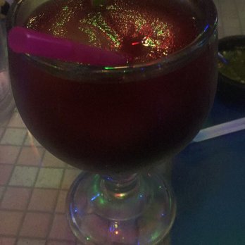 Los Dos Molinos - The Fresh blended margarita with Raspberry liquor swirled in. So good. - New Mexican Cuisine Near Me - Phoenix, Arizona