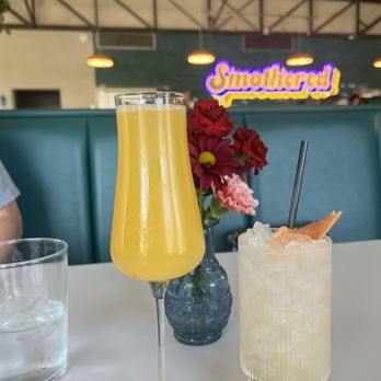 Smothered - Bellini and Highland Highball - Breakfast & Brunch Near Me - Albuquerque, New Mexico